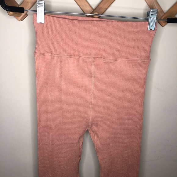 Free People Pants - Free People Movement Pink Shimmer Leggings
